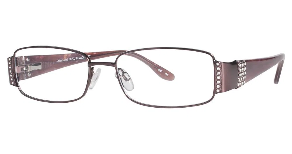 Sophia Loren Beau Rivage SLBR57 Eyeglasses - Bordeaux - view 2